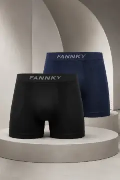 Erkek Casual Comfort Günlük 2 Li Boxer Çok Renkli