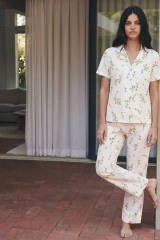 Viskon Karışım Homewear Çok Renkli Pijama Takımı