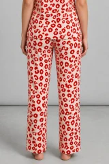 Kadın Kısa Kol Comfort Kırmızı Pijama Takımı 4725