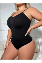 Seamless Zıbın Korse Çıtçıtlı Body 2 Beden İncelten Toparlayıcı Push Up Etkili Karın Bel Göbek Sıkılaştırıcı Kadın Body Korse 9051 Siyah