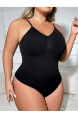 Seamless Zıbın Korse Çıtçıtlı Body 2 Beden İncelten Toparlayıcı Push Up Etkili Karın Bel Göbek Sıkılaştırıcı Kadın Body Korse 9051 Siyah