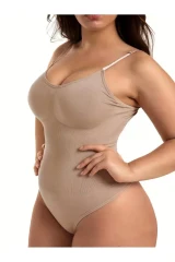 Seamless Zıbın Korse Çıtçıtlı Body 2 Beden İncelten Toparlayıcı Push Up Etkili Karın Bel Göbek Sıkılaştırıcı Kadın Body Korse 9051 Bej