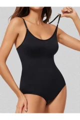 örme kumaş zıbın string model toparlayıcı body 9052 Siyah