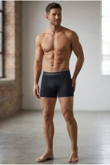 Erkek Trend Nefes Alan Relaxed Siyah Boxer