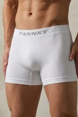 Erkek Casual Comfort Günlük 3 Lü Boxer Ten