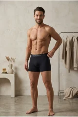Erkek Casual Comfort Günlük 3 Lü Boxer Çok Renkli